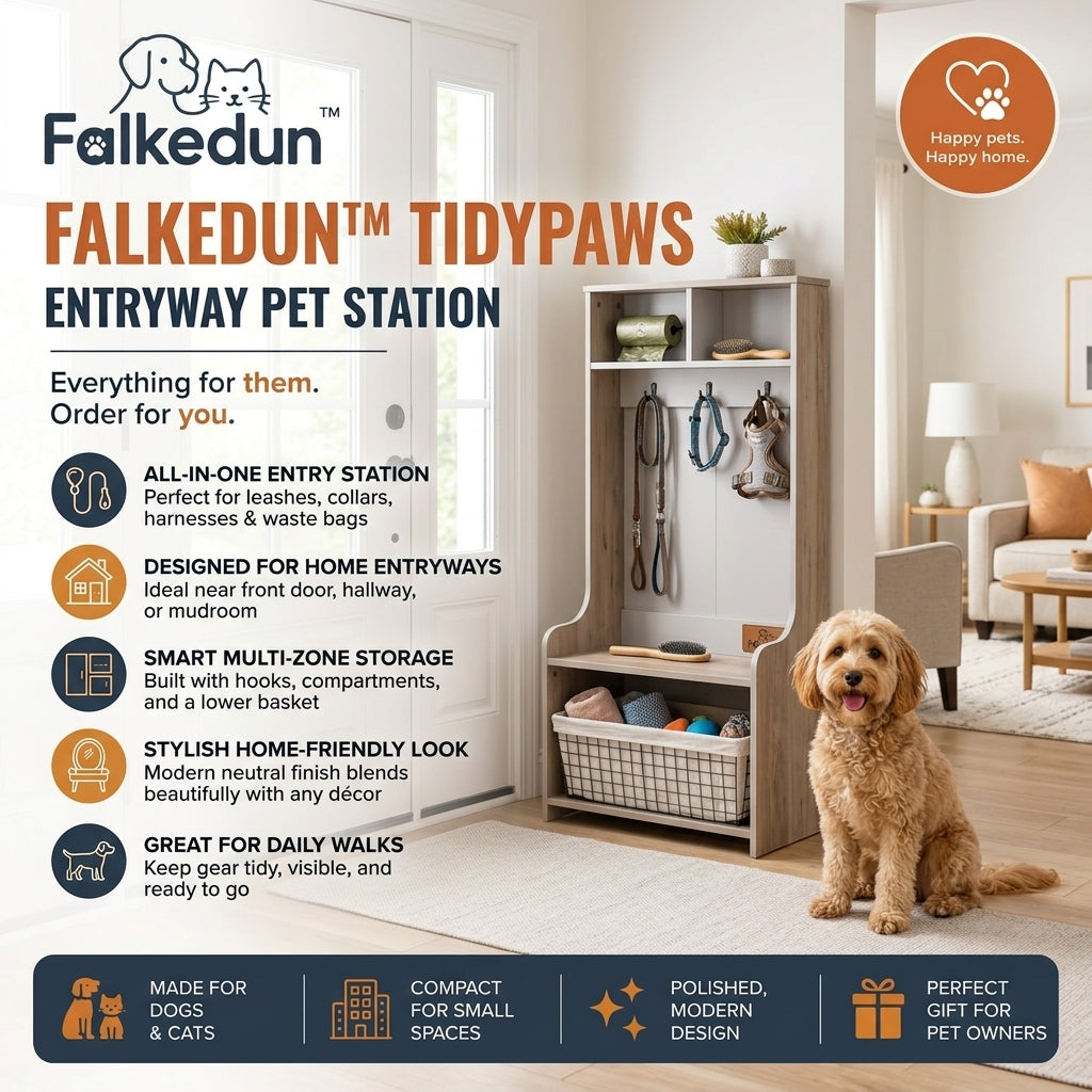 Falkedun™ TidyPaws Entryway Pet Station