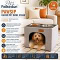 Falkedun™ PawSip Raised Pet Bowl Stand